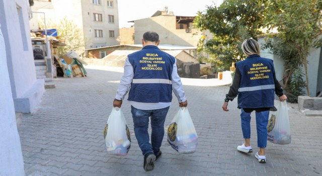 Bucada kış öncesi sosyal yardım atağı