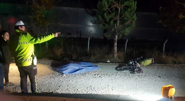 Burdurda motosiklet kazası: 1 ölü, 1 ağır yaralı
