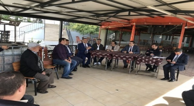 Burhaniye Kaymakamı Memiş, Kamu hizmetlerini tüm mahallelerimize etkin şekilde ulaştırmak için çalışıyoruz