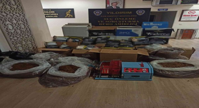 Bursada kaçak tütün operasyonu: 1 gözaltı