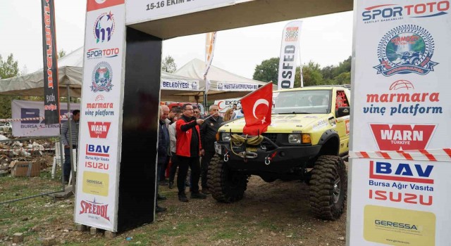 Bursada offroad yarışları nefesleri kesti