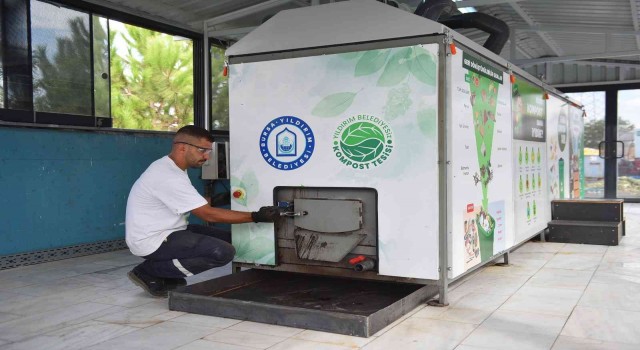 Bursada pazar atıkları gübreye dönüşüyor