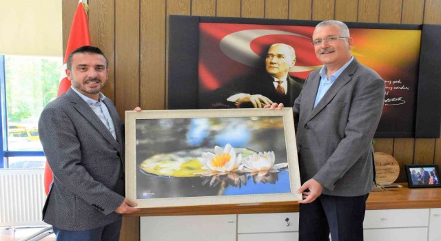 Bursanın iki belediye başkanı Karacabeyde buluştu