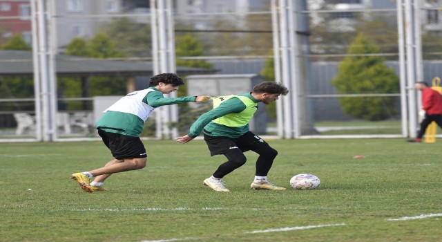 Bursasporda Düzcespor maçı hazırlıkları başladı