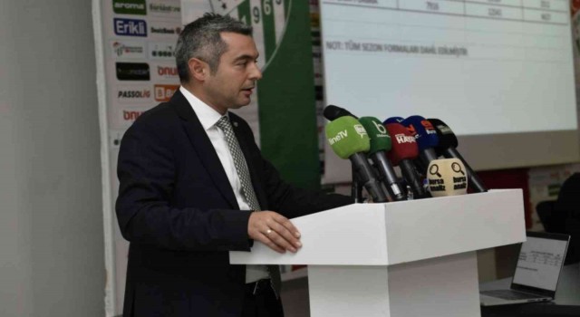 Bursasporun borcu 1 milyar 58 milyon TL borcu olduğu açıklandı