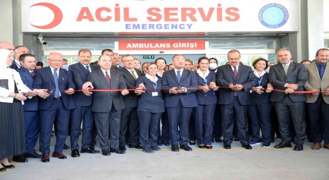 BUÜ Hastanesinin yenilenen acil servislerini Bakan Bozdağ hizmete açtı