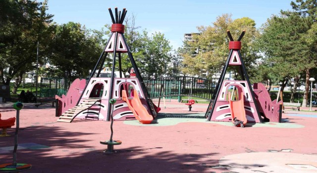 Büyükşehirden çocuk macera parkları ve mobilyaları