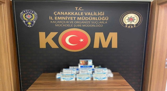 Çanakkalede 57 bin adet doldurma sigara ele geçirildi
