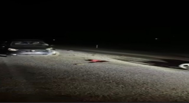 Çanakkalede otomobil ile motosiklet kafa kafa çarpıştı: 1 ölü