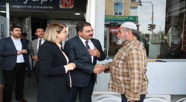 Canpolat sanayi esnafıyla bir araya geldi