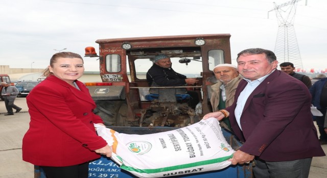 Çiftçiye 83 ton tohum desteği