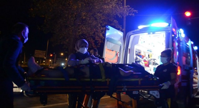 Çorluda trafik kazası: 1 yaralı