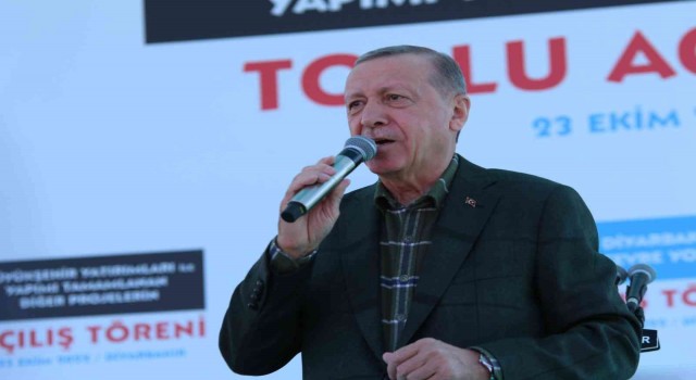Cumhurbaşkanı Erdoğan Diyarbakırda 140 projenin açılışını yaptı