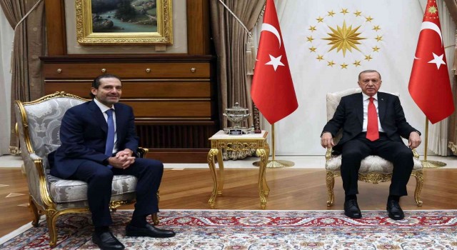 Cumhurbaşkanı Erdoğan, eski Lübnan Başbakanı Haririyi kabul etti