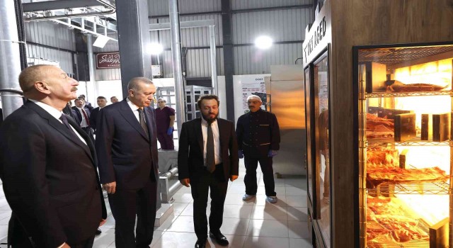 Cumhurbaşkanı Erdoğan ve Aliyev, Dost Agropark Akıllı Tarım Köyü Projesinin ilk etabının açılışı gerçekleştirdi