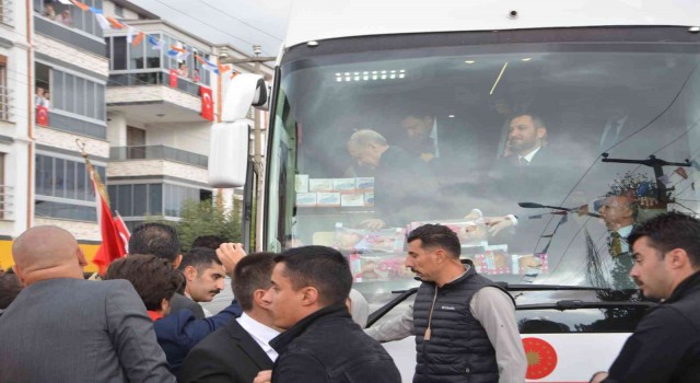 Cumhurbaşkanı Erdoğana coşkulu karşılama