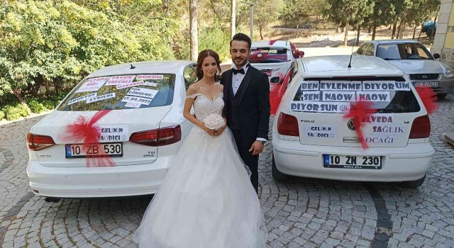 Damat sağdıçlarının yaptığı sürprizi bu sefer gelinin sağdıçları yaptı