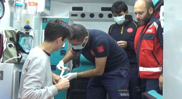 Deprem tatbikatı öğrencileri heyecanlandırdı