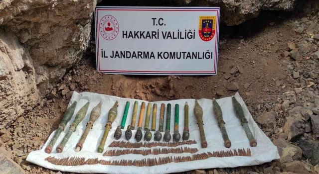 Dere yatağında mühimmat ele geçirildi