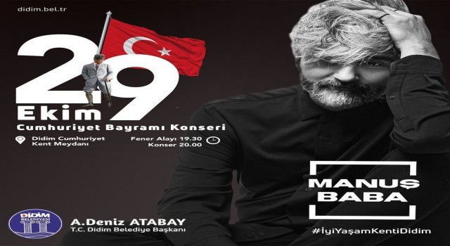 Didimde 29 Ekim coşkusu konserle kutlanacak