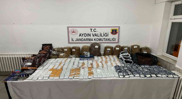 Didimde çok sayıda kaçak sigara ele geçirildi