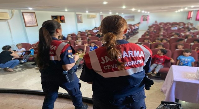 Didimde Jandarmadan öğrencilere çevre ve doğa eğitimi