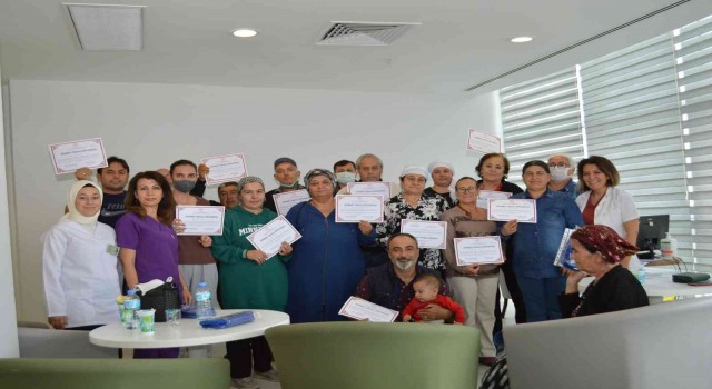 Diyabet okulu mezunlarına diploma