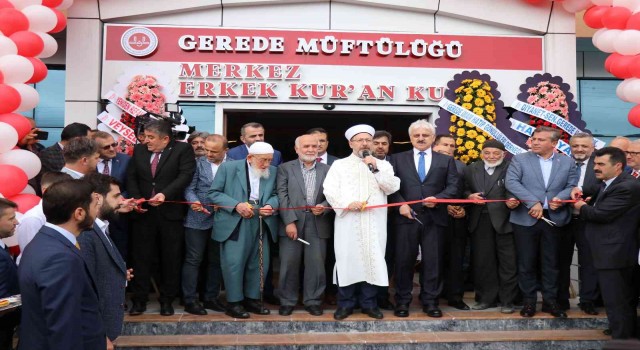 Diyanet İşleri Başkanı Erbaş, Boluda Kuran kursu açılışına katıldı