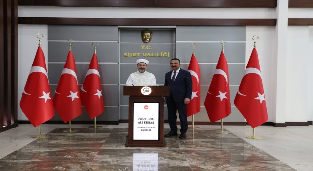 Diyanet İşleri Başkanı Erbaş, Siirtte