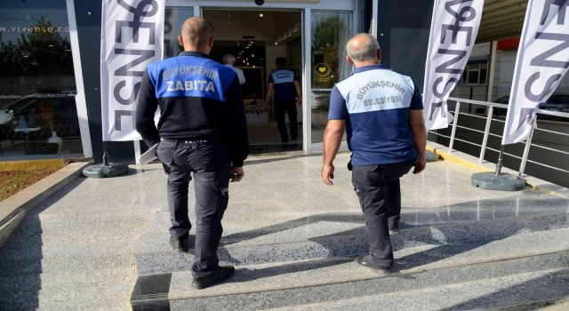 Diyarbakırda zabıtadan tabela-reklam denetimi