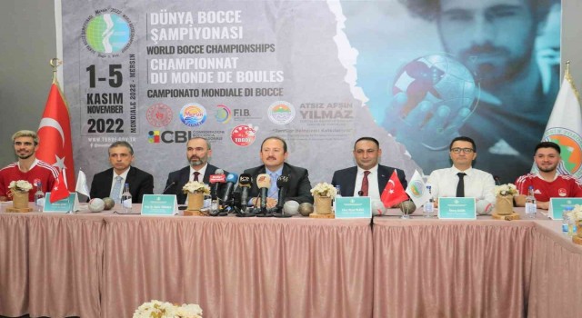 Dünya Erkekler ve Kadınlar Bocce Şampiyonası Mersinde yapılacak