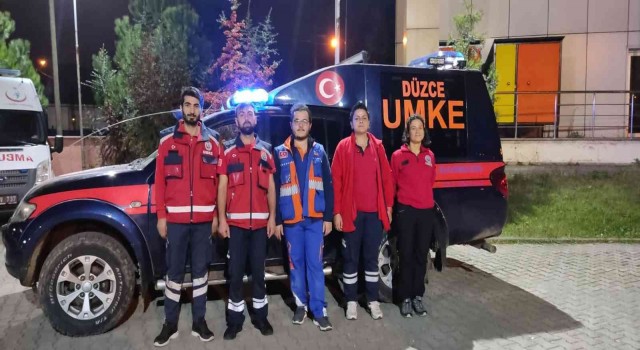 Düzceden ekip yola çıktı
