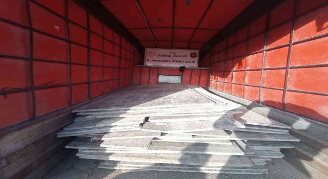 Edirnede inşaattan hırsızlık yapan şüpheli yakalandı