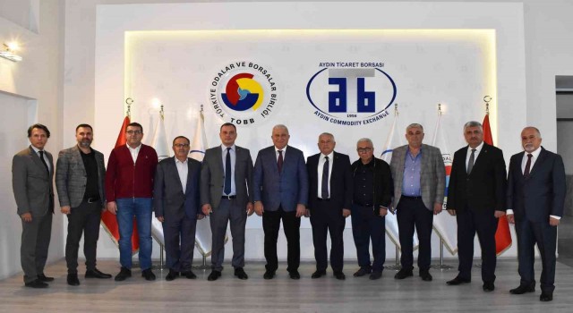 Efeler Belediye Başkanı Atay, Aydın Ticaret Borsası yönetimi ile görüştü