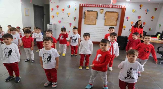 Efelerin kreşlerinde 29 Ekim hazırlığı
