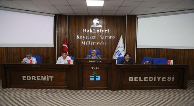 Ekim ayı Edremit Belediyesi Meclisi toplandı