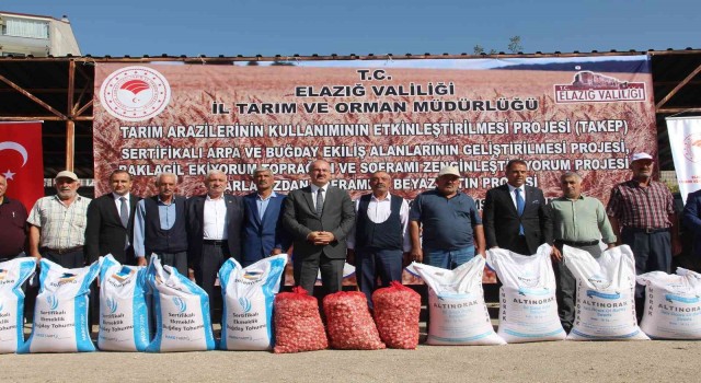 Elazığda çiftçiye 6 buçuk milyon liralık hibeli tohum desteği