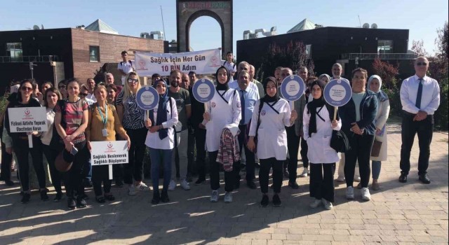 Elazığda Dünya Yürüyüş Günü etkinliği