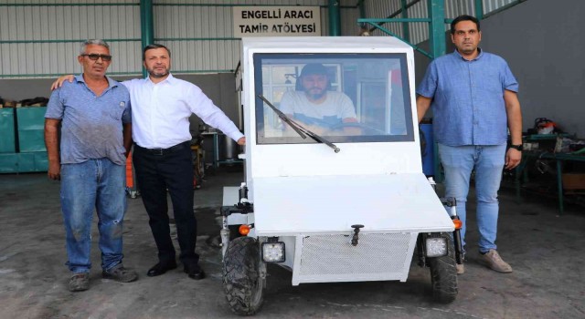 Engellilere özel joystick ile kullanılan araç geliştirdi