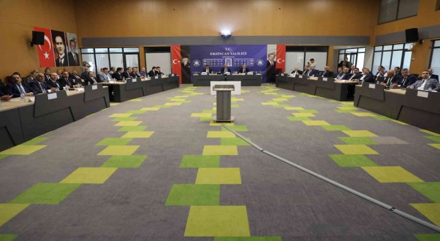 Erzincanda İl Koordinasyon Kurulu toplantısı yapıldı
