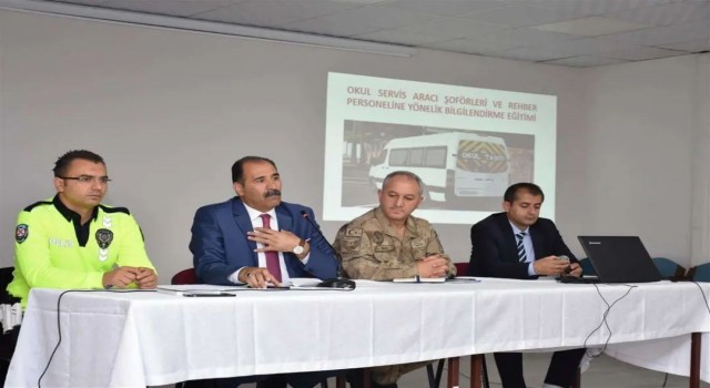 Erzincanda servis şoförlerine eğitim