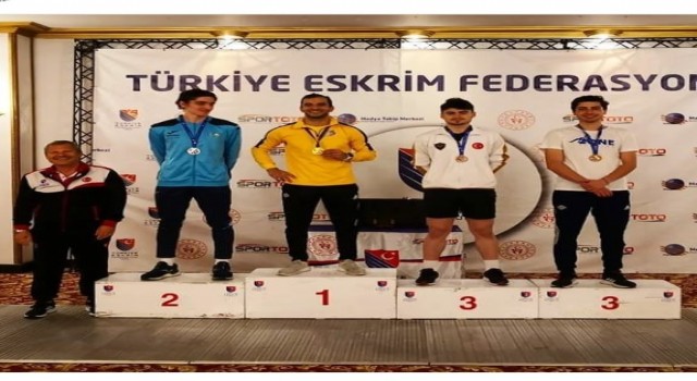 Eskişehirli sporcu eskrim turnuvasında 3üncü oldu