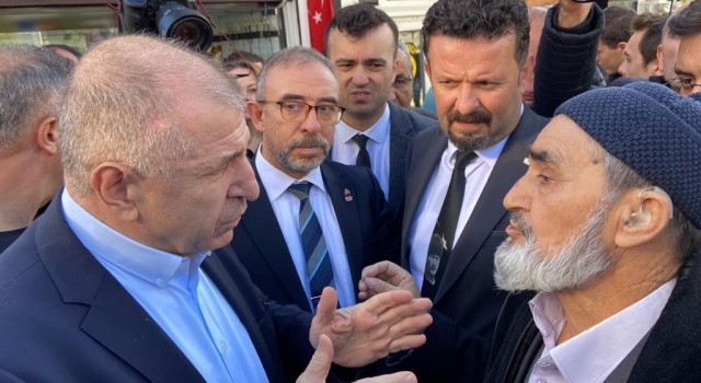 Esnaf ziyaretinde destek isteyen Ümit Özdağa vatandaştan sert tepki: Ucubesiniz, ben ucubelere destek vermem