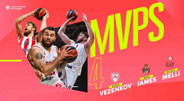 Euroleaguede haftanın MVPleri belli oldu