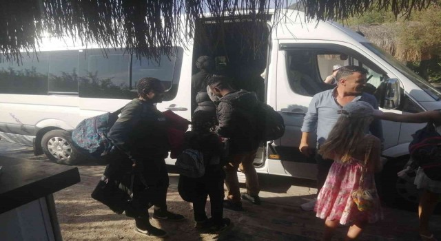 Fethiyede 36 düzensiz göçmen yakalandı