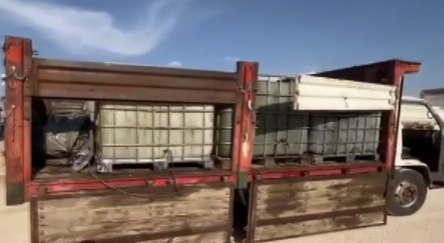 Gaziantepte 3 bin litre kaçak akaryakıt ele geçirildi