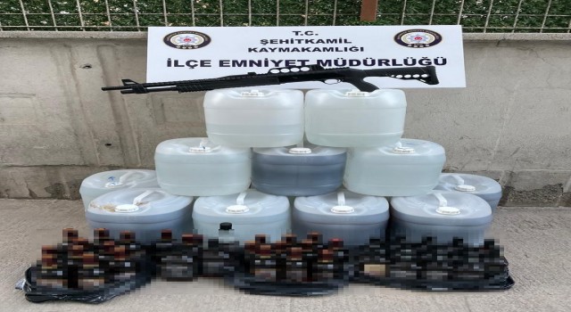 Gaziantepte 400 litre sahte alkol ele geçirildi