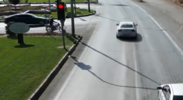 Gaziantepte dron destekli trafik denetiminde 17 araca ceza