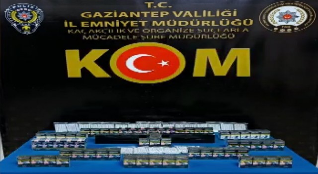 Gaziantepte kaçak sigara operasyonu: 3 gözaltı