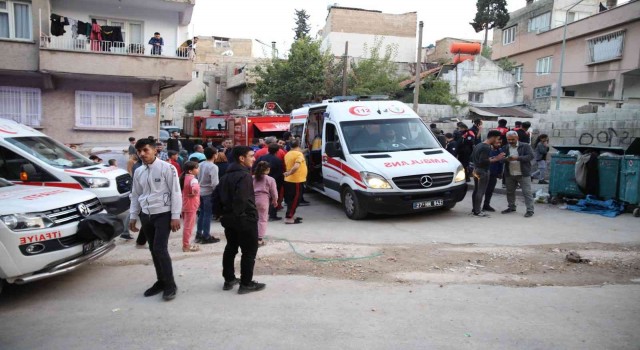 Gaziantepte müstakil evde patlama: 2 yaralı